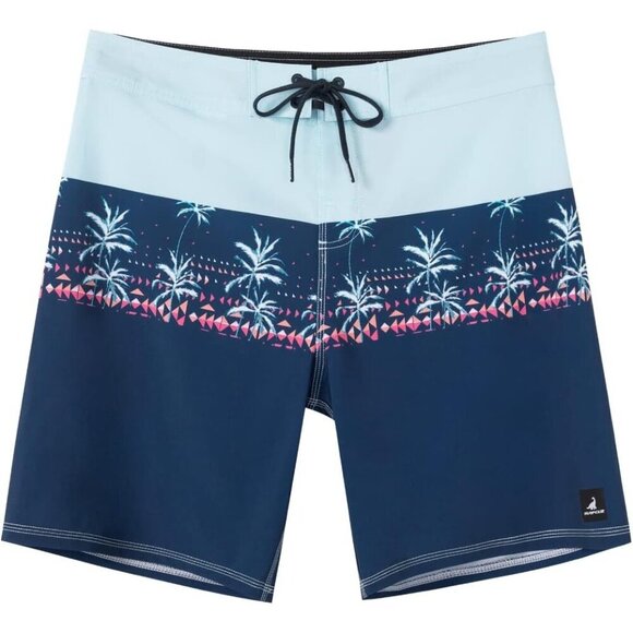 🆕 Brand New - Men's Navy Blue Beach Board Short - Picture 1 of 5